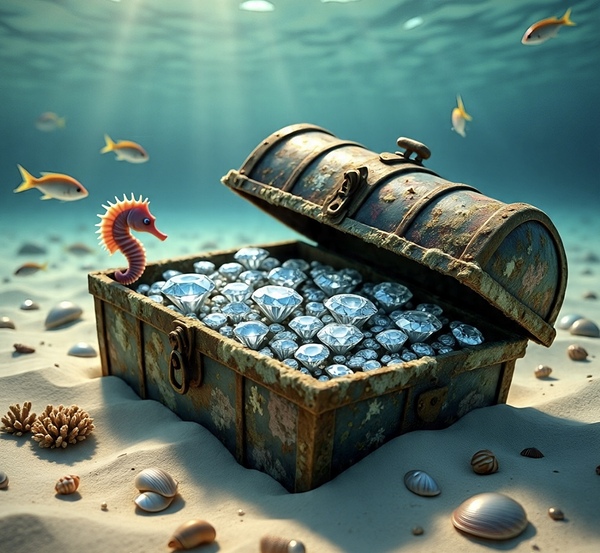 Sunken Treasure Chest  by CreativeMuse