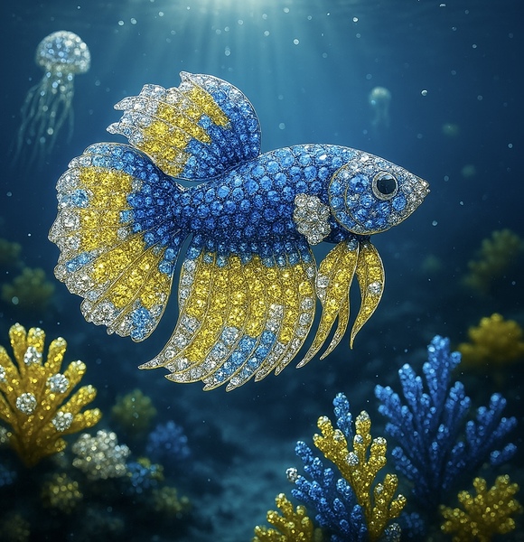 Siamese Fighting Fish by CreativeMuse