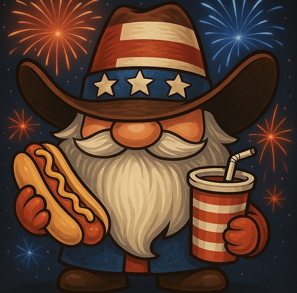 Patriotic Gnome  by CreativeMuse