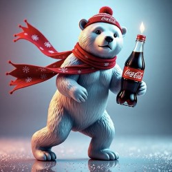  Christmas Coca Cola Bear