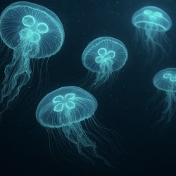 Jellyfish Under the Sea 