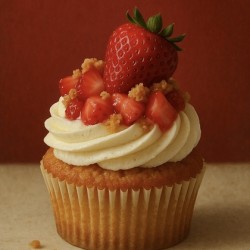Strawberry Shortcake Cupcake 