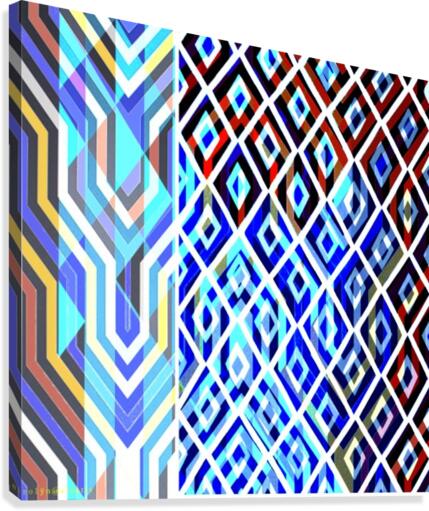 Effet vitrail Canvas Print