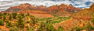  MG 9859 Pano Edit 2 Watchman Trail View Zion