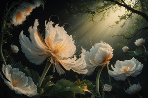 abstract oil painting of flowers 31