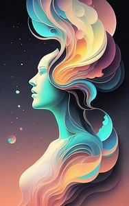 abstract oil painting of flowers 42