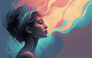 abstract oil painting of flowers 21