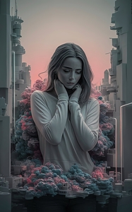 abstract oil painting of flowers 20