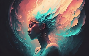 abstract oil painting of flowers 13