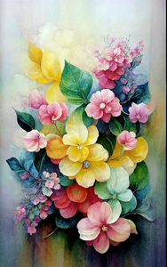 abstract oil painting of flowers 41