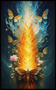 abstract oil painting of flowers 47