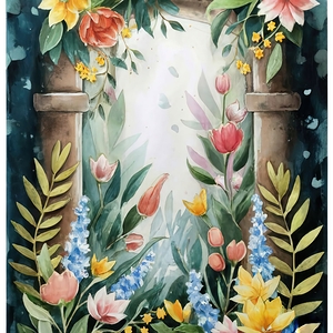 abstract oil painting of flowers 14