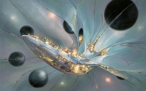 abstract oil painting of flowers 14