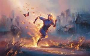 abstract oil painting of flowers 10