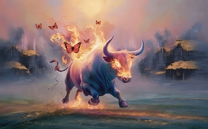 abstract oil painting of flowers 1