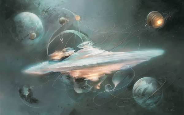 abstract oil painting of flowers 41 Print