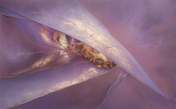 abstract oil painting of flowers 26 Print