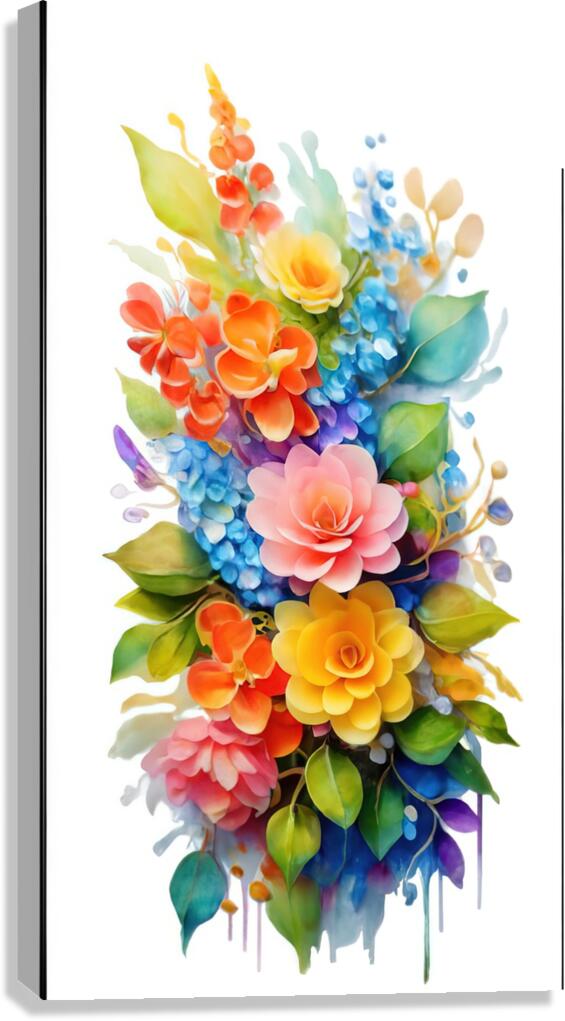 h flower 35 Canvas Print
