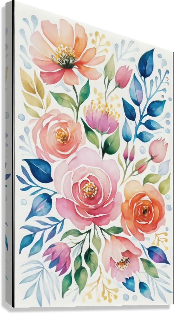 h flower 24 Canvas Print