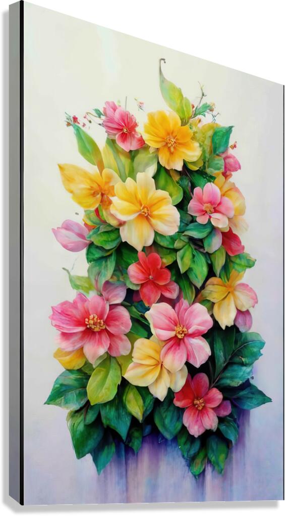 h flower 16 Canvas Print