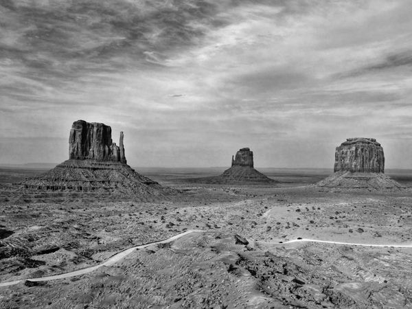 Monument Valley B&W by Nates States