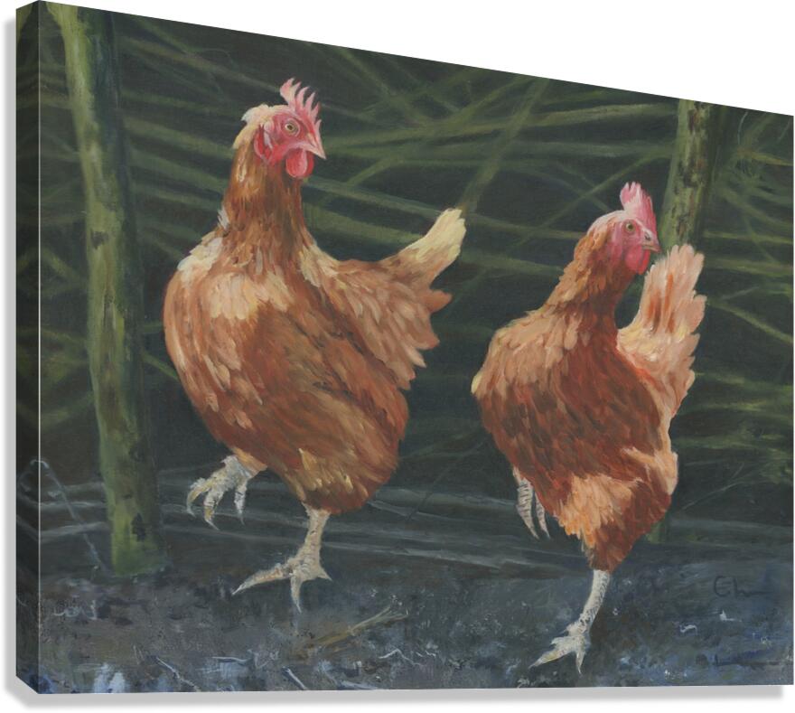 Line Dance Canvas Print