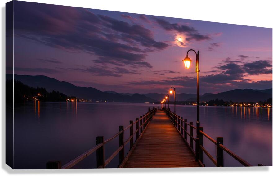 Moonlit Passage Canvas Print