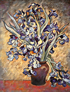 flowers Van Gogh oil 2