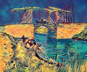 the langlois bridge dig polyart