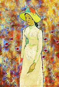 van gogh 1890 girl in white digitized impressioni