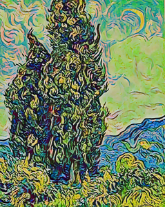 van gogh cypresses 5