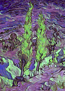 van gogh dig polyart