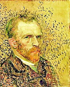van gogh self portrait 1887 dig