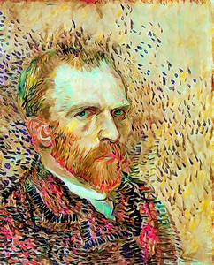 van gogh self portrait 1887 dig oil