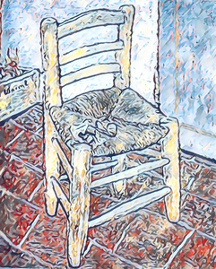 vincent van gogh chair with pipe4