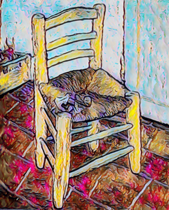 vincent van gogh chair with pipe 1
