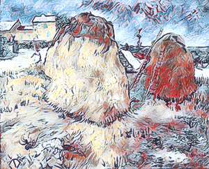 vincent van gogh haystacks in provence6