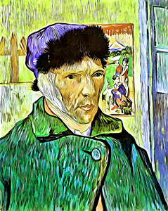 Self Portrait with Bandaged Ear 2