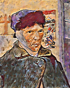 Self Portrait with Bandaged Ear 4