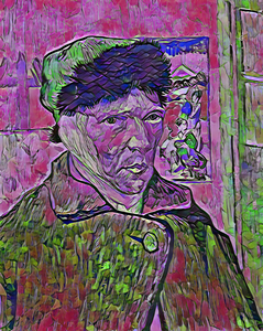 Self Portrait with Bandaged Ear 6