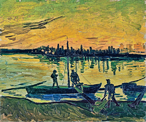 Van Gogh   De aflader in Arles 1