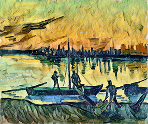 Van Gogh   De aflader in Arles 2