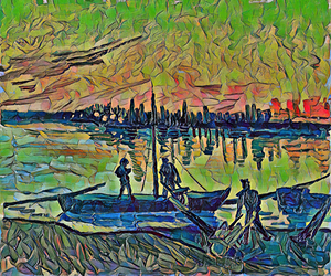 Van Gogh   De aflader in Arles 6