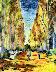 Van gogh lallee des alyscamps 2