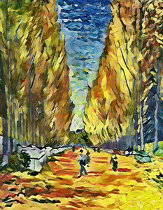 Van gogh lallee des alyscamps 3