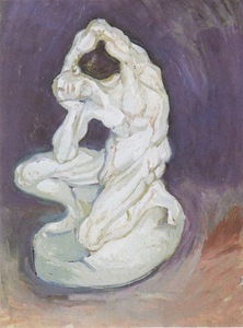 Van Gogh   Gipsmodell eines knienden Mannes