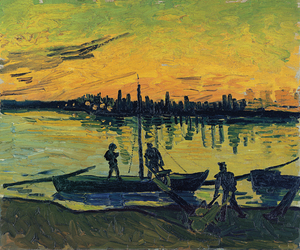 Vincent van Gogh   De aflader in Arles