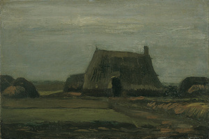 Vincent van Gogh   Farm with stacks of peat