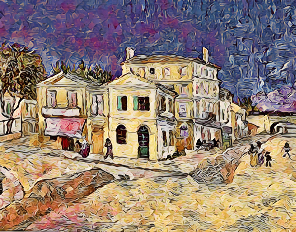 vincent van gogh house 4 Print