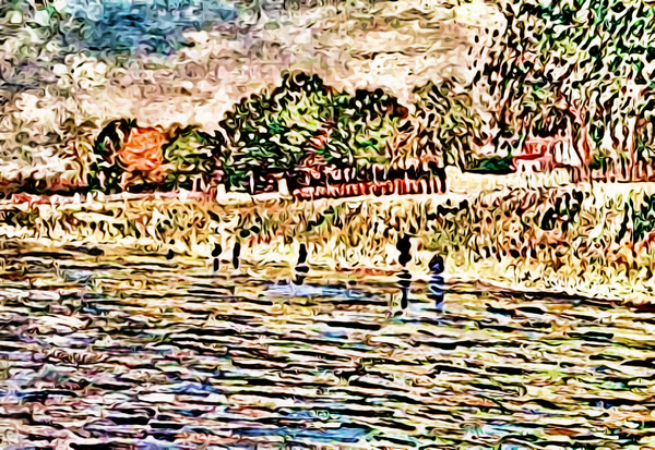 The Banks of the Seine 2 Print